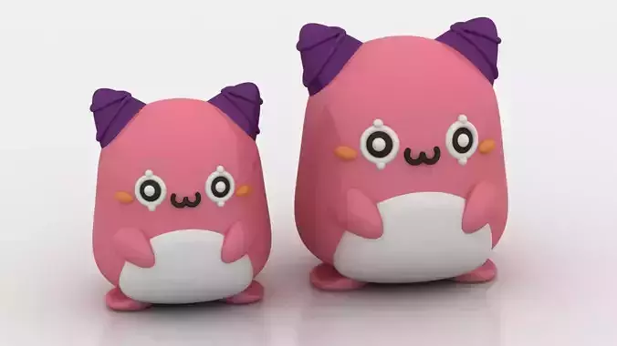  cute fantasy creature 3D printable model  