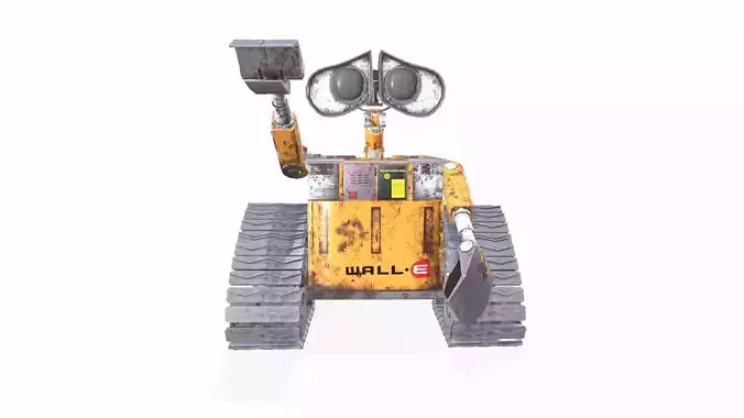 Wall E Robot Low-poly 3D model