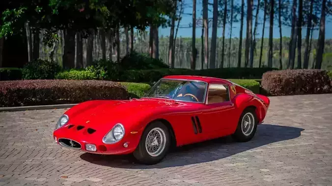 ferrari 250 gto RIGGED 3D model