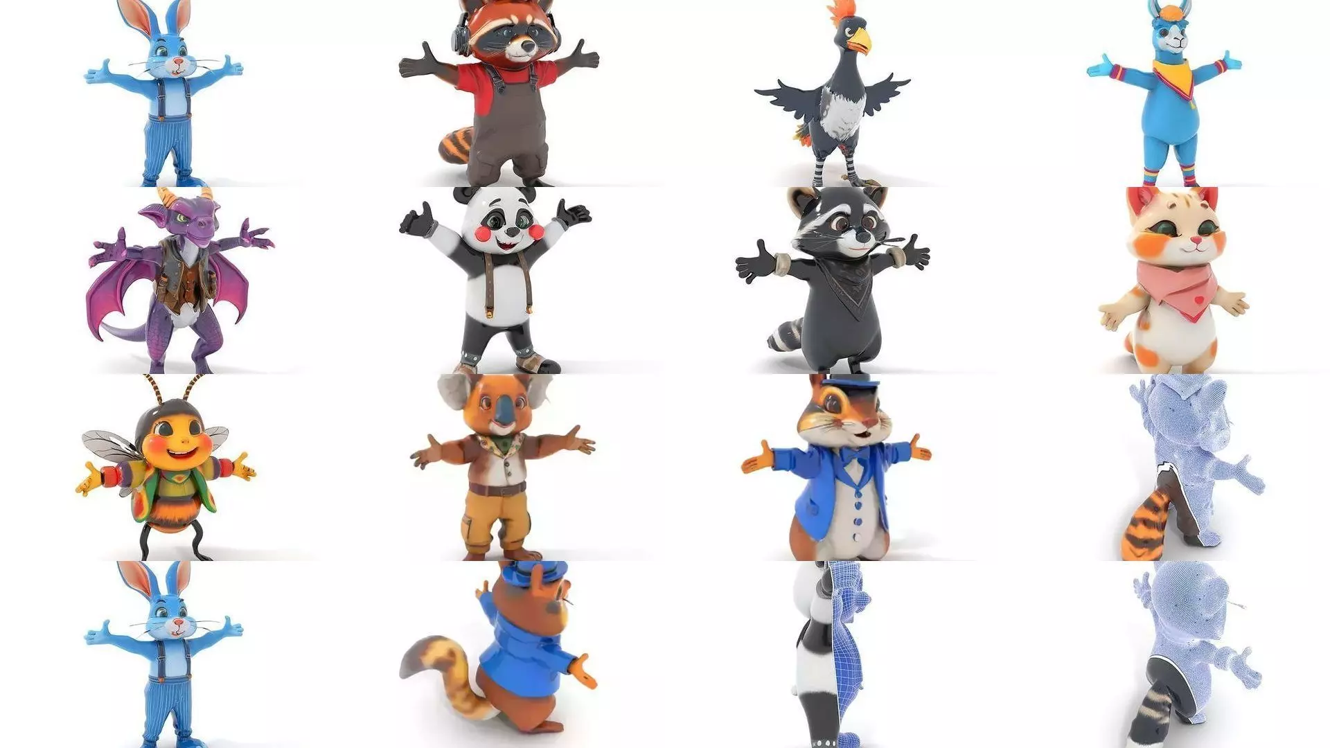 Vibrant Character Models 3D Model Collection_54