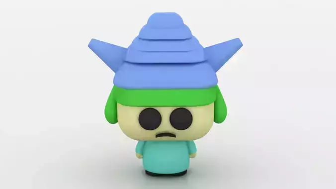 sad cute toy 3D printable model  