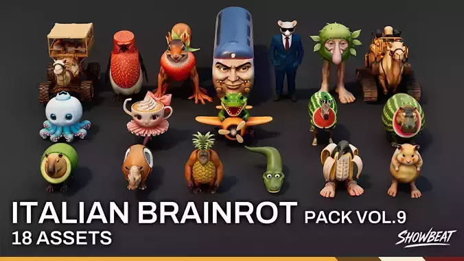 Italian Brainrot Pack VOL 9