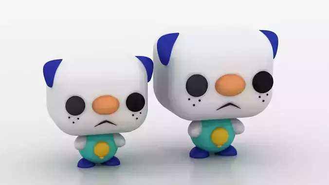 3D character toy 3D printable model  