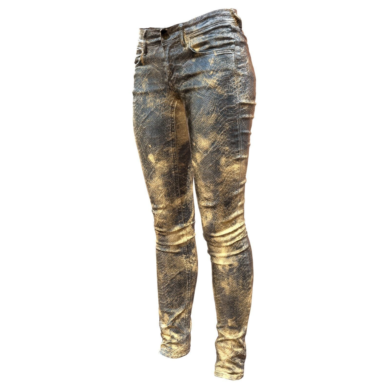 8 Unreal Pants Collection Low-poly 3D model_9