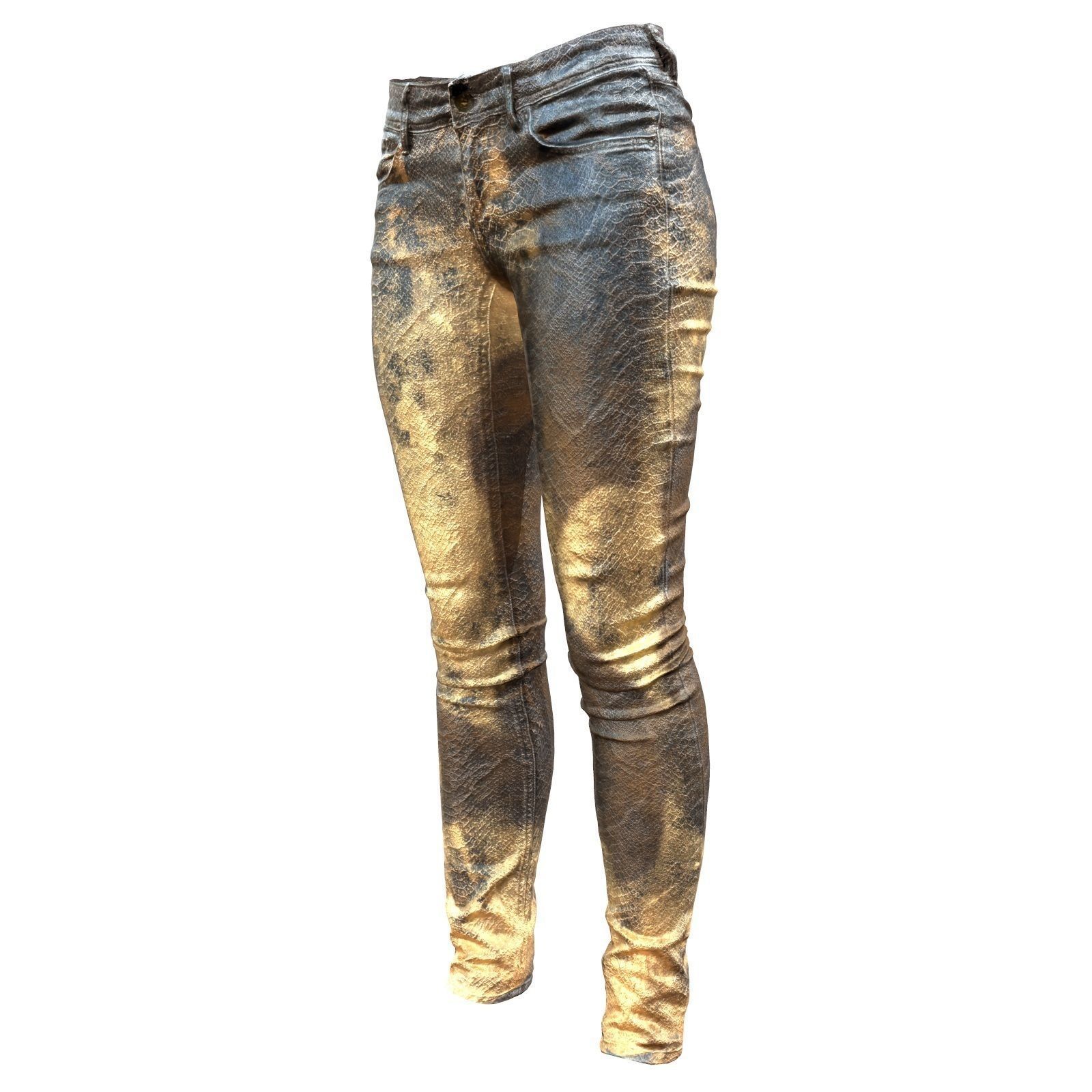 8 Unreal Pants Collection Low-poly 3D model_12