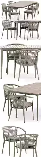Chair and Outdoor Table