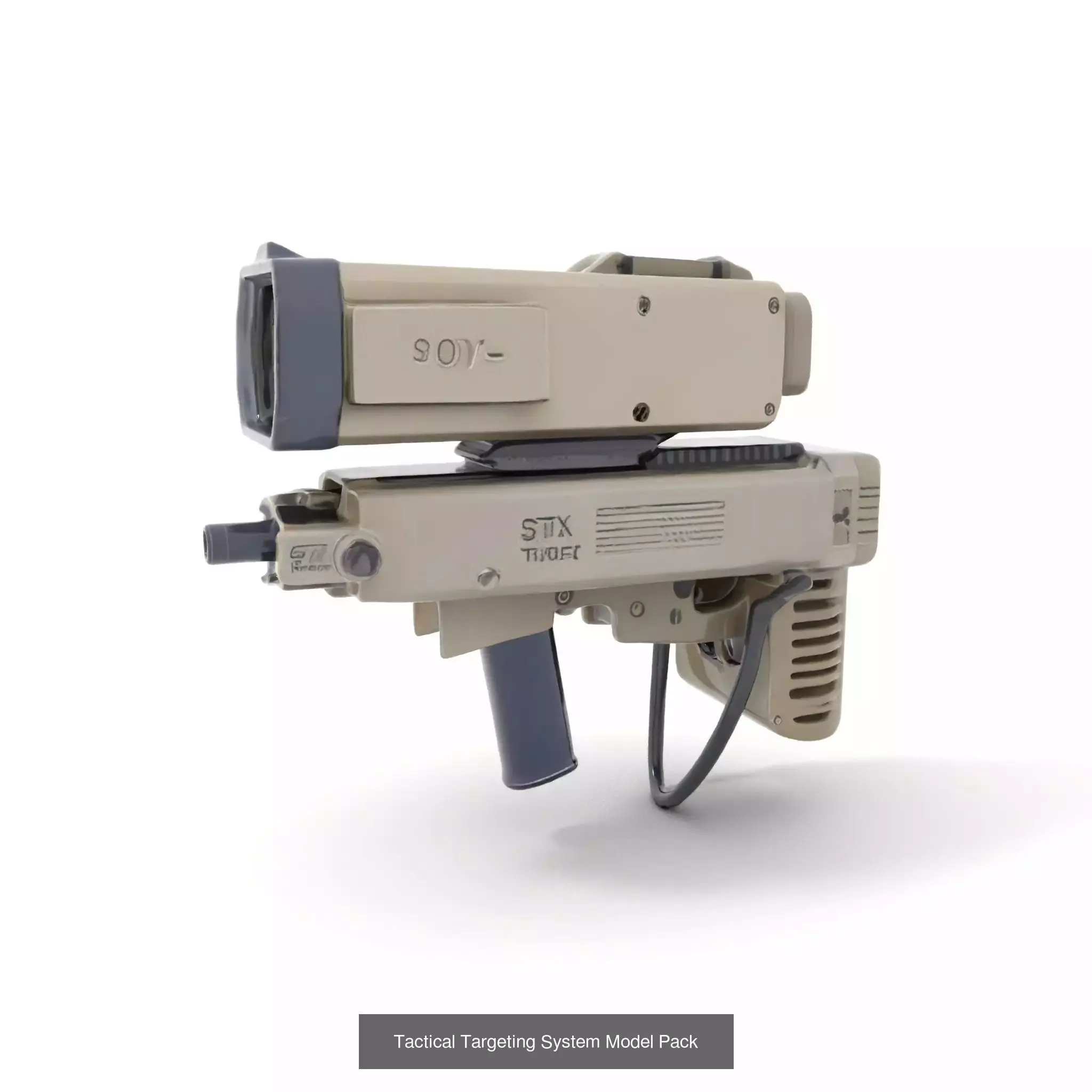 Futuristic Warfare Arsenal 3D Model Collection_39