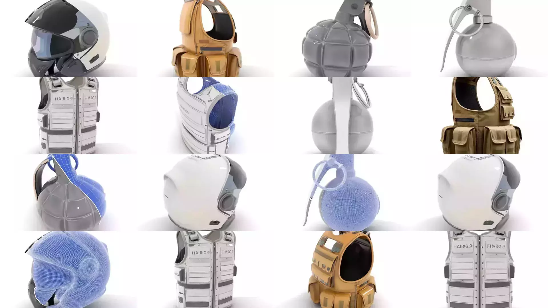 Futuristic Warfare Arsenal 3D Model Collection_25