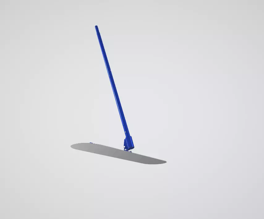 Bull Float Concrete Float Tool Concrete Finishing Wool Low-poly 3D model_4