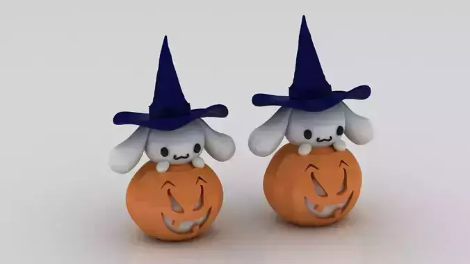 Spooky cute toy 3D printable model  