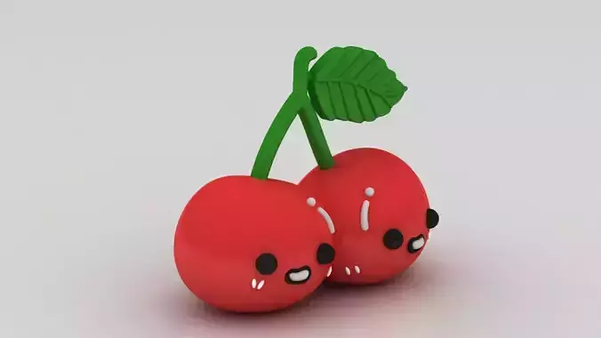  cute cherry toy 3D printable model  