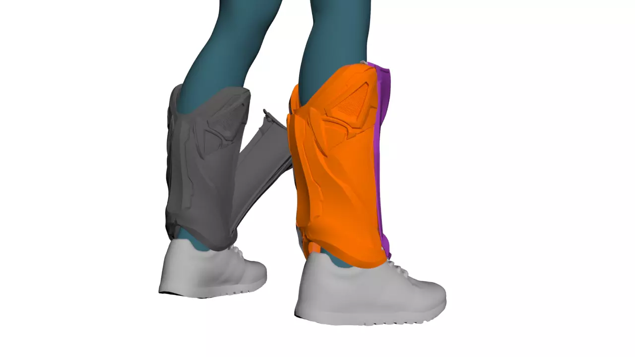 Scarab Mk2 Low Cut Winter Greaves 3D print model_2