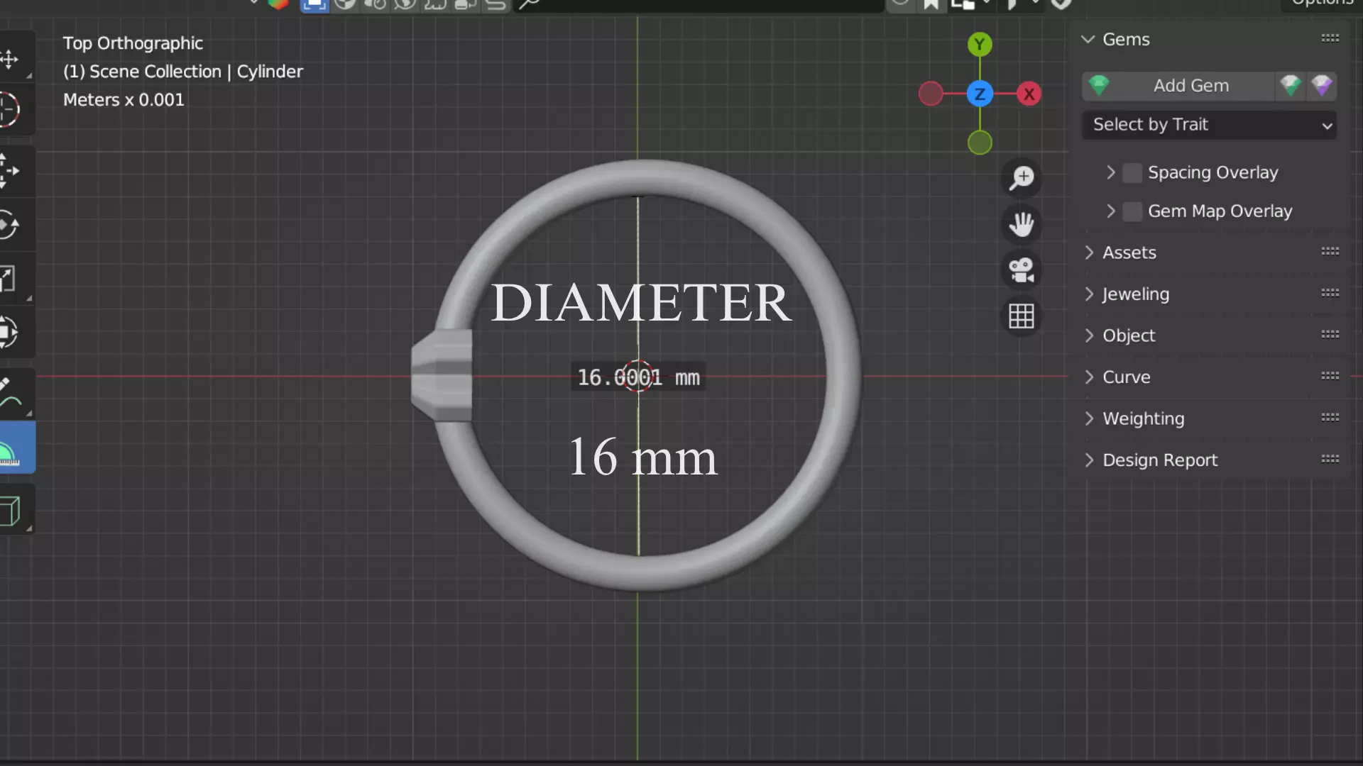Womens Ring Ultra minimal - HeartBeat - STL OBJ- Resinprint Free 3D print model_3