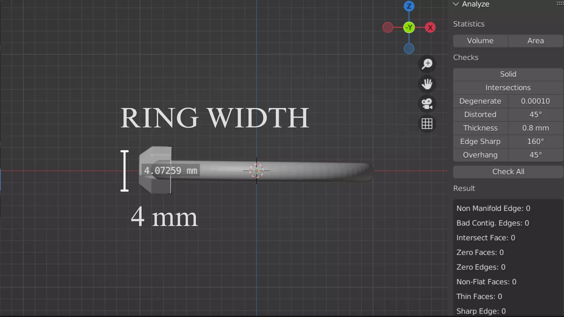 Womens Ring Ultra minimal - HeartBeat - STL OBJ- Resinprint Free 3D print model_2