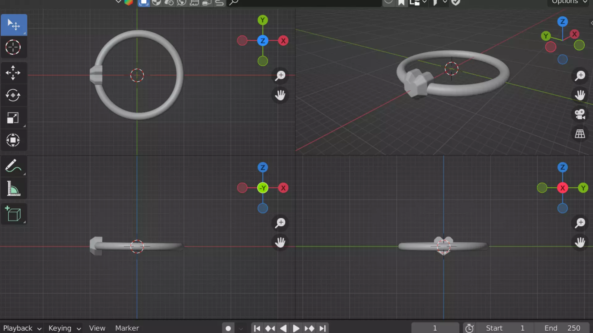 Womens Ring Ultra minimal - HeartBeat - STL OBJ- Resinprint Free 3D print model_4