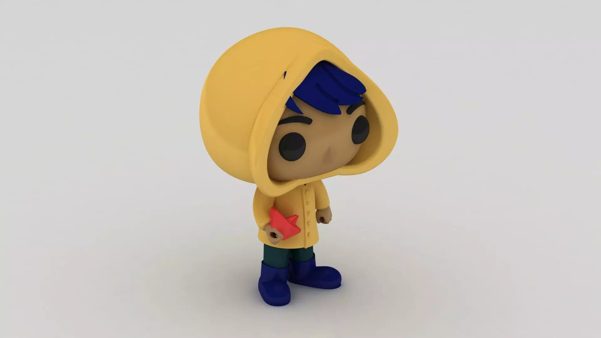stylized kid model 3D printable model 3D print model_1