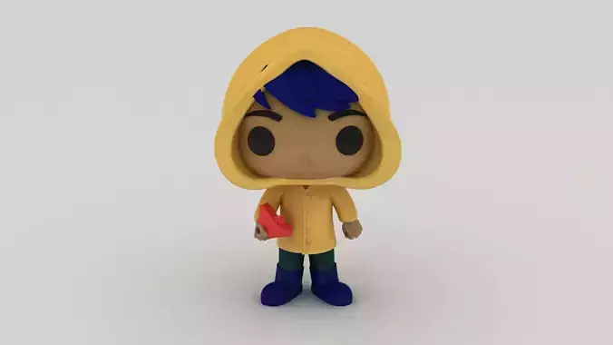 stylized kid model 3D printable model  