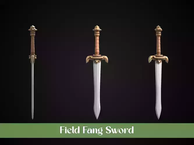 Stylized Hobbit Sword - Field Fang