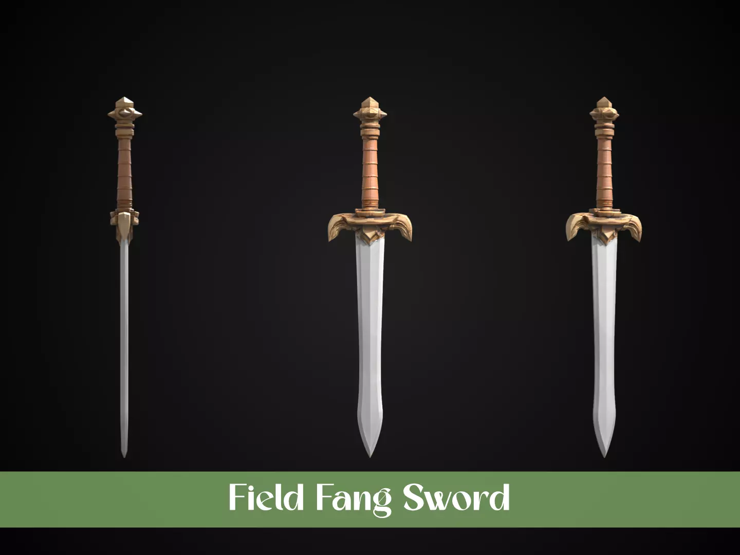 Stylized Hobbit Sword - Field Fang Free 3D print model