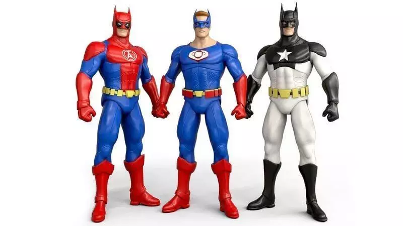 Game-Ready Character Collection 3D model_0