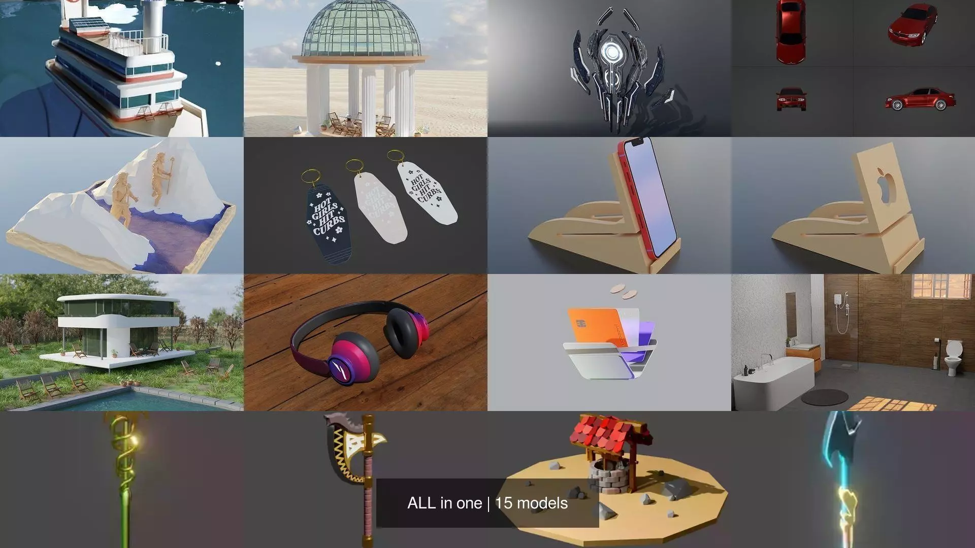 ALL in one 3D Model Collection_1