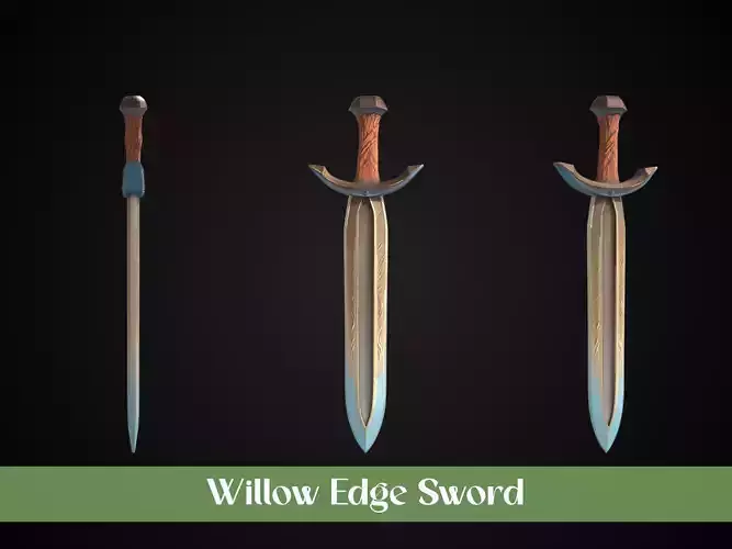 Stylized Hobbit Sword - Willow Edge