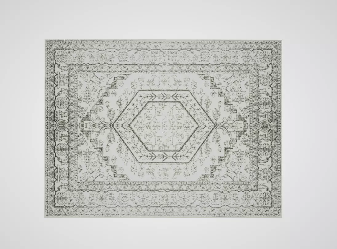 Safavieh Adirondack 6 Square Area Rug Low-poly 3D model