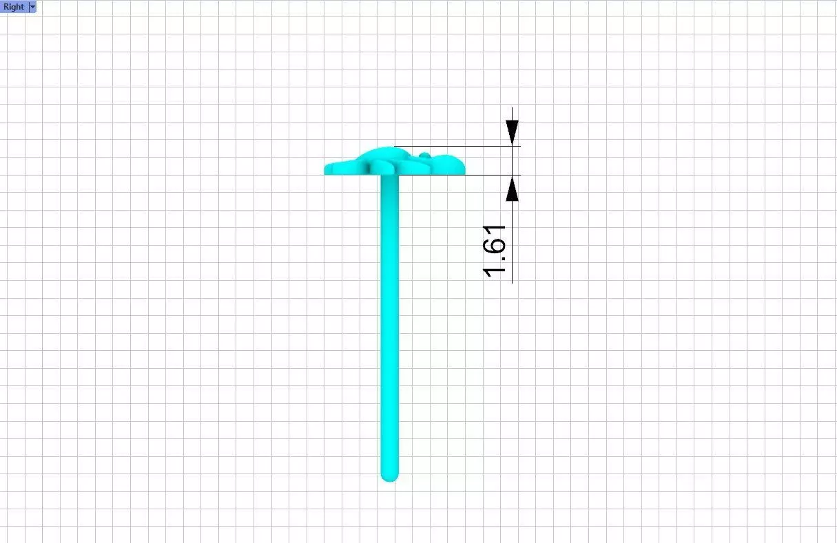 Oceanic Animal Stud and Dangling Earring Pack - Crab 3D print model_17