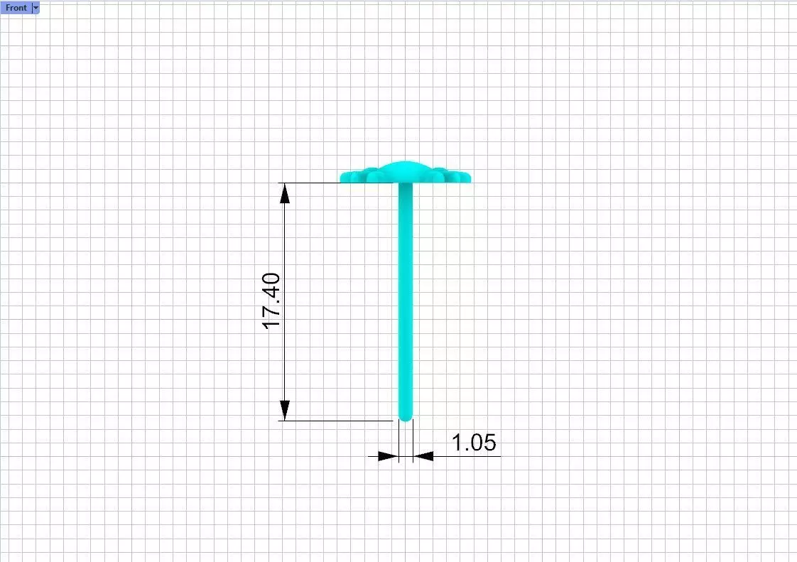 Oceanic Animal Stud and Dangling Earring Pack - Crab 3D print model_16