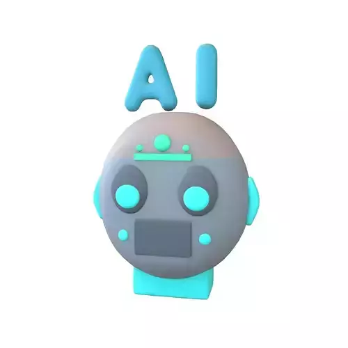 AI Robot Icon v1 002