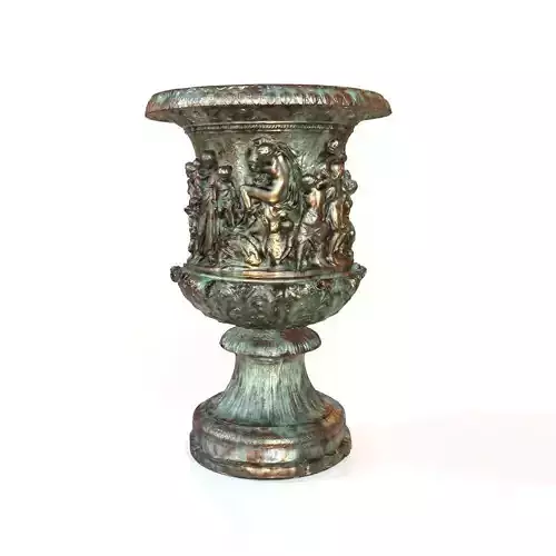 Antique Vase Low-poly 3D model