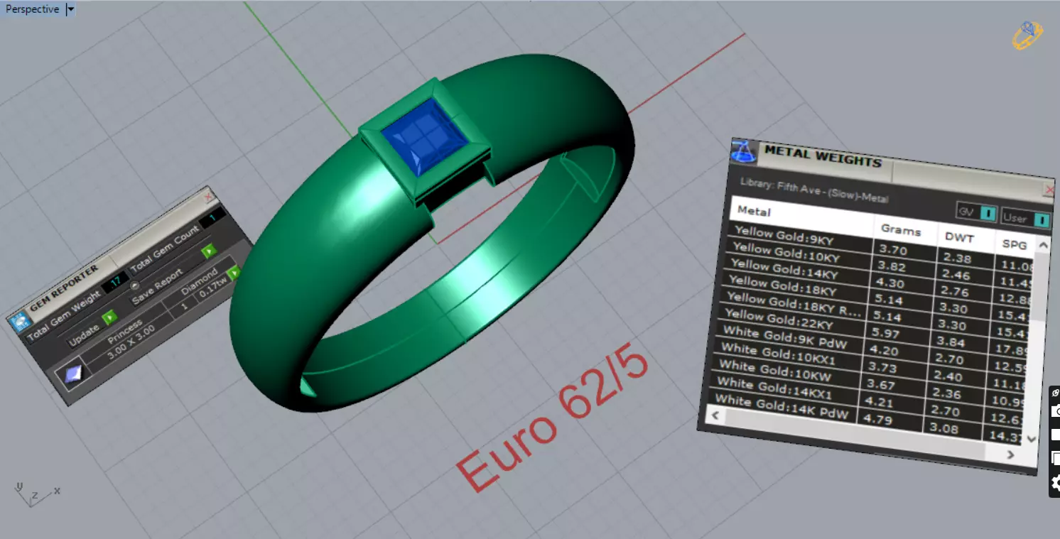 Man solitaire ring modern design model mr0234 3D print model_9