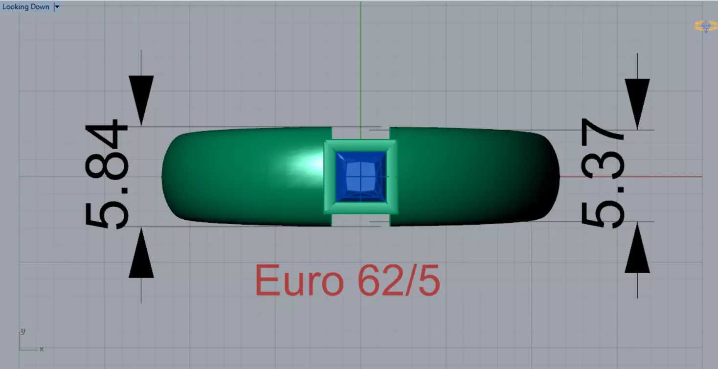 Man solitaire ring modern design model mr0234 3D print model_11