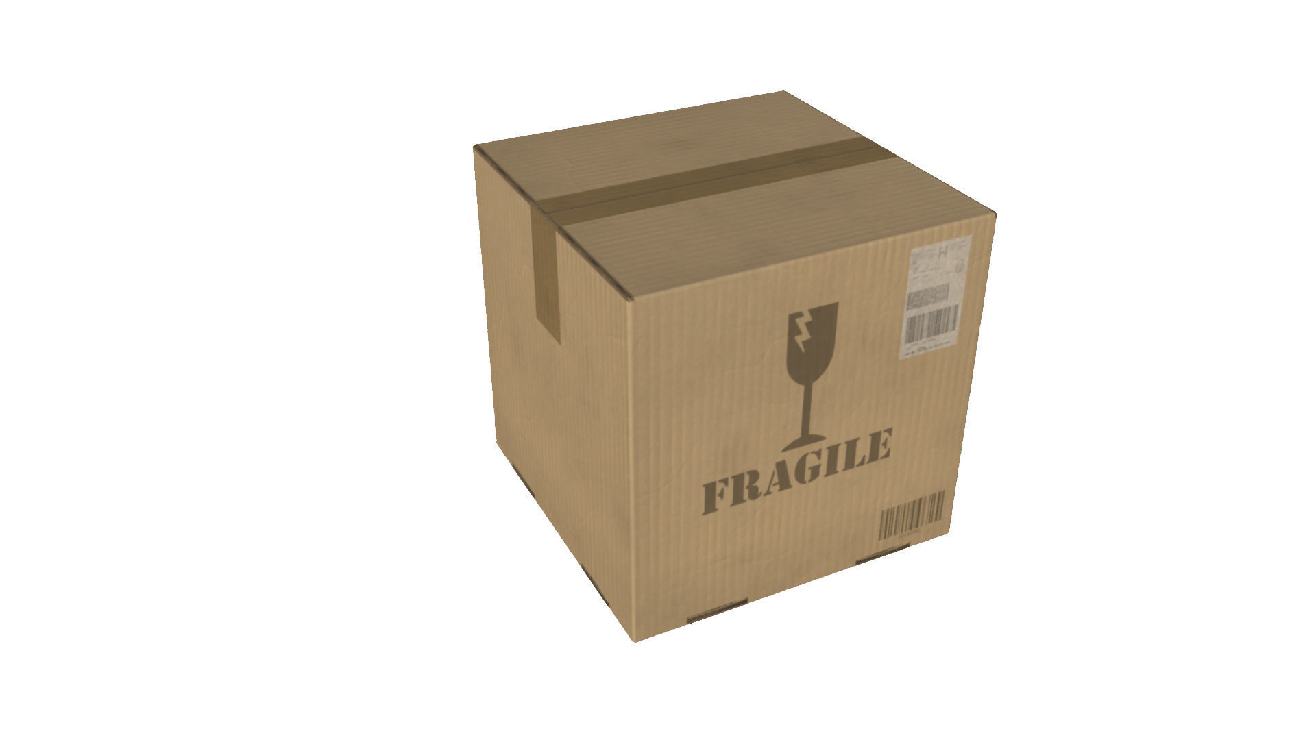 Pallet with Boxes Low poly Low-poly 3D model_6