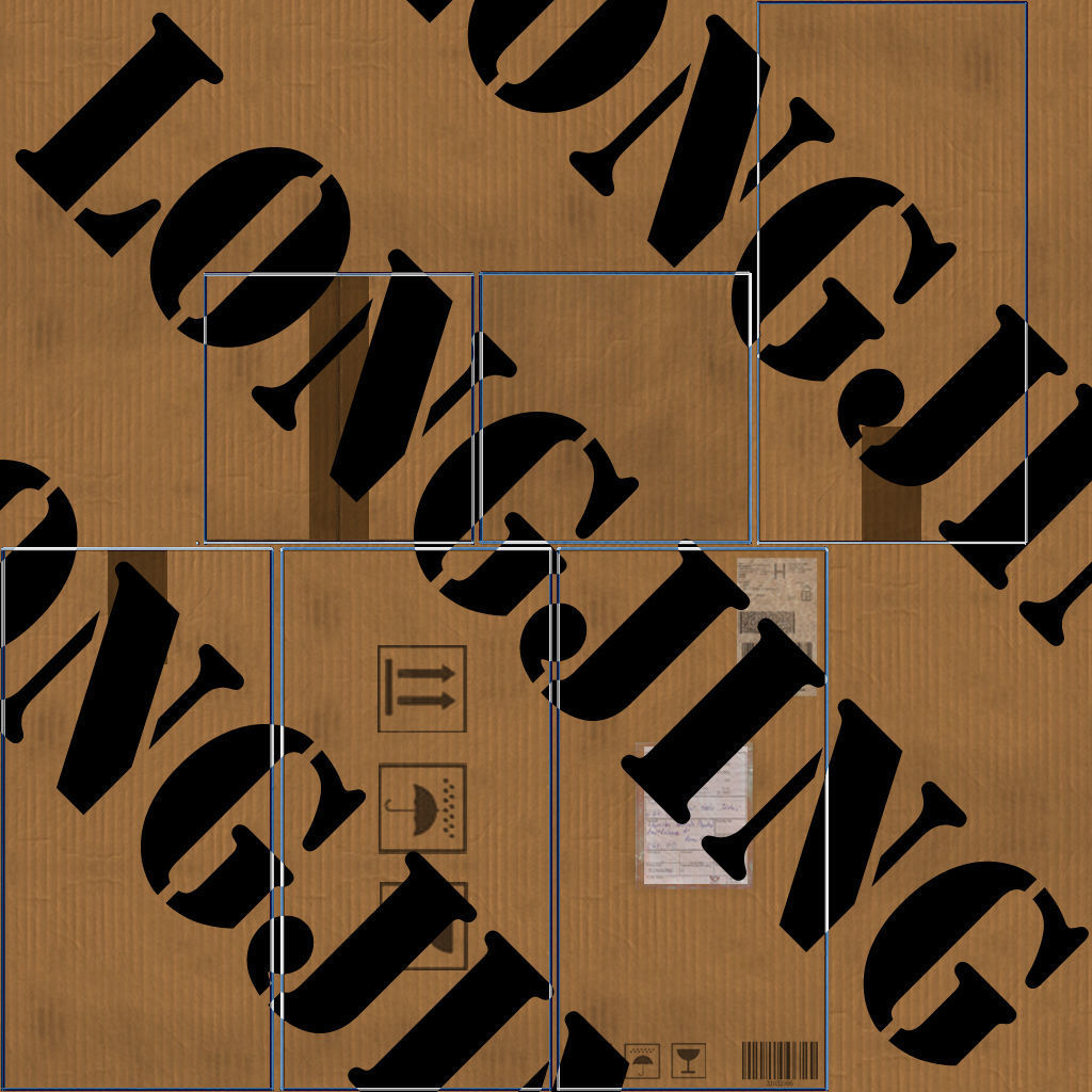 Pallet with Boxes Low poly Low-poly 3D model_14