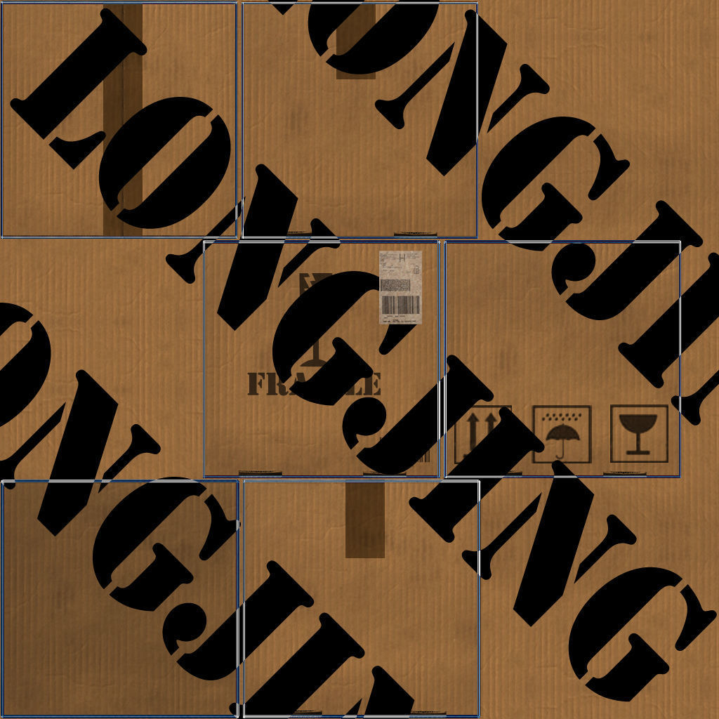 Pallet with Boxes Low poly Low-poly 3D model_15