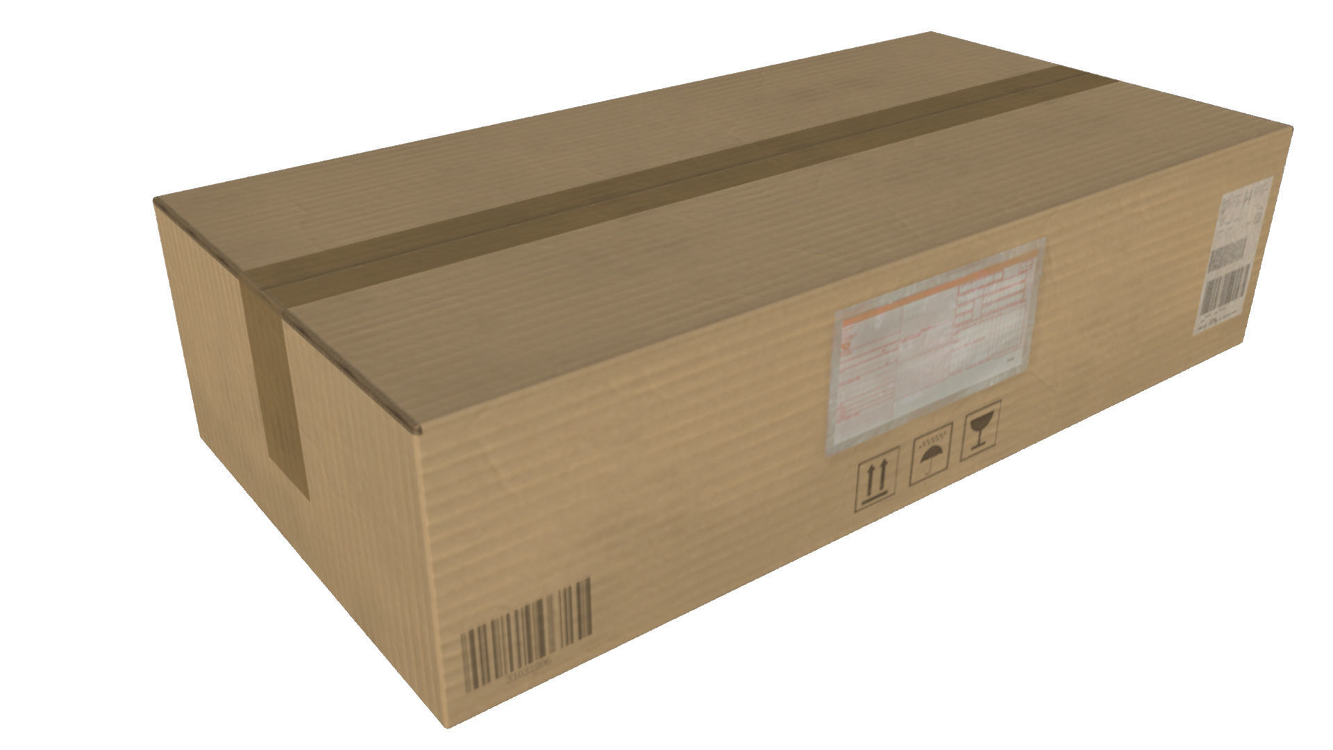 Pallet with Boxes Low poly Low-poly 3D model_8