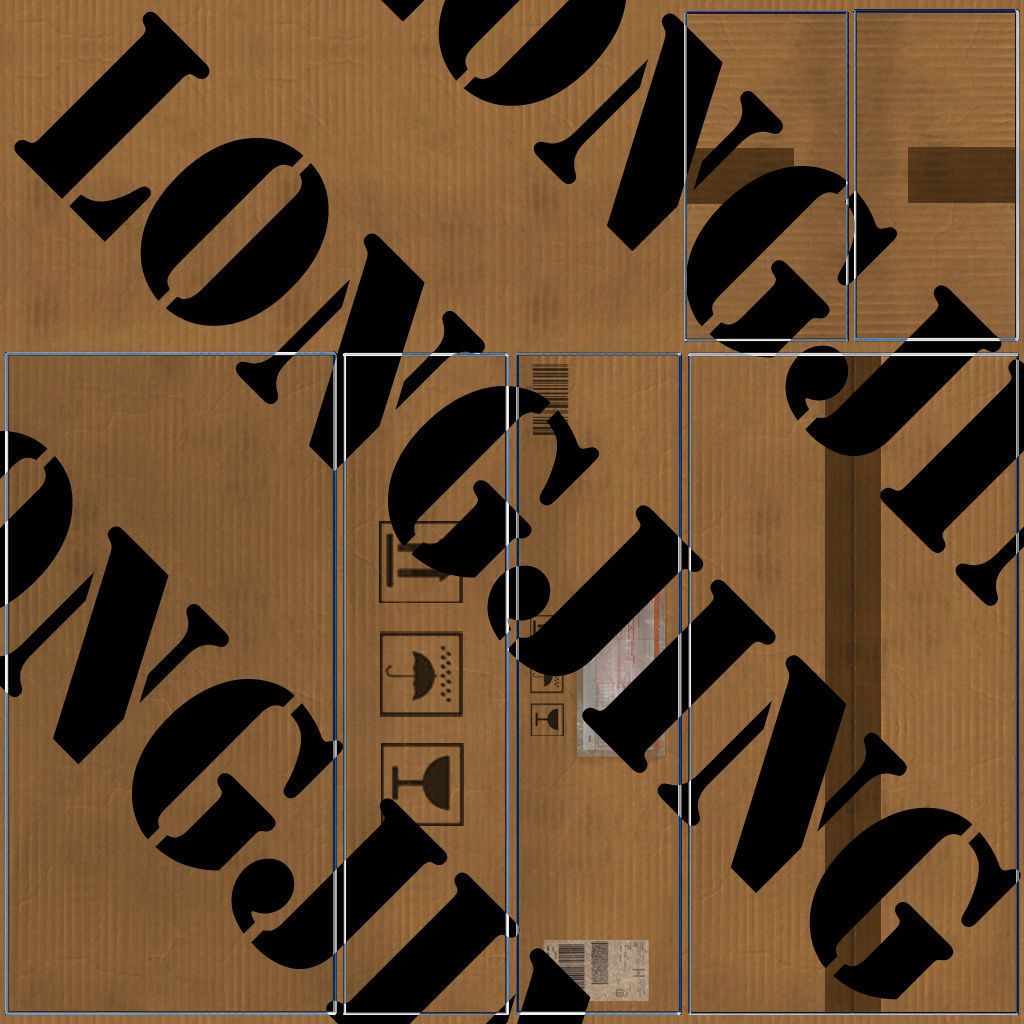 Pallet with Boxes Low poly Low-poly 3D model_16