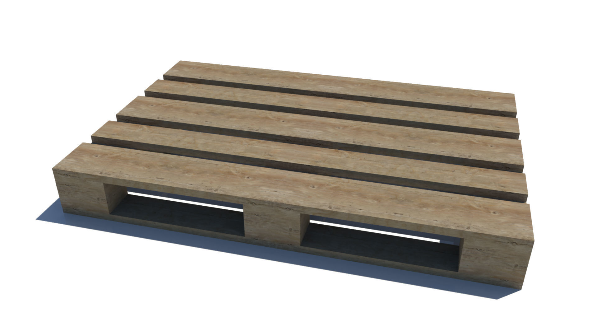 Pallet with Boxes Low poly Low-poly 3D model_12