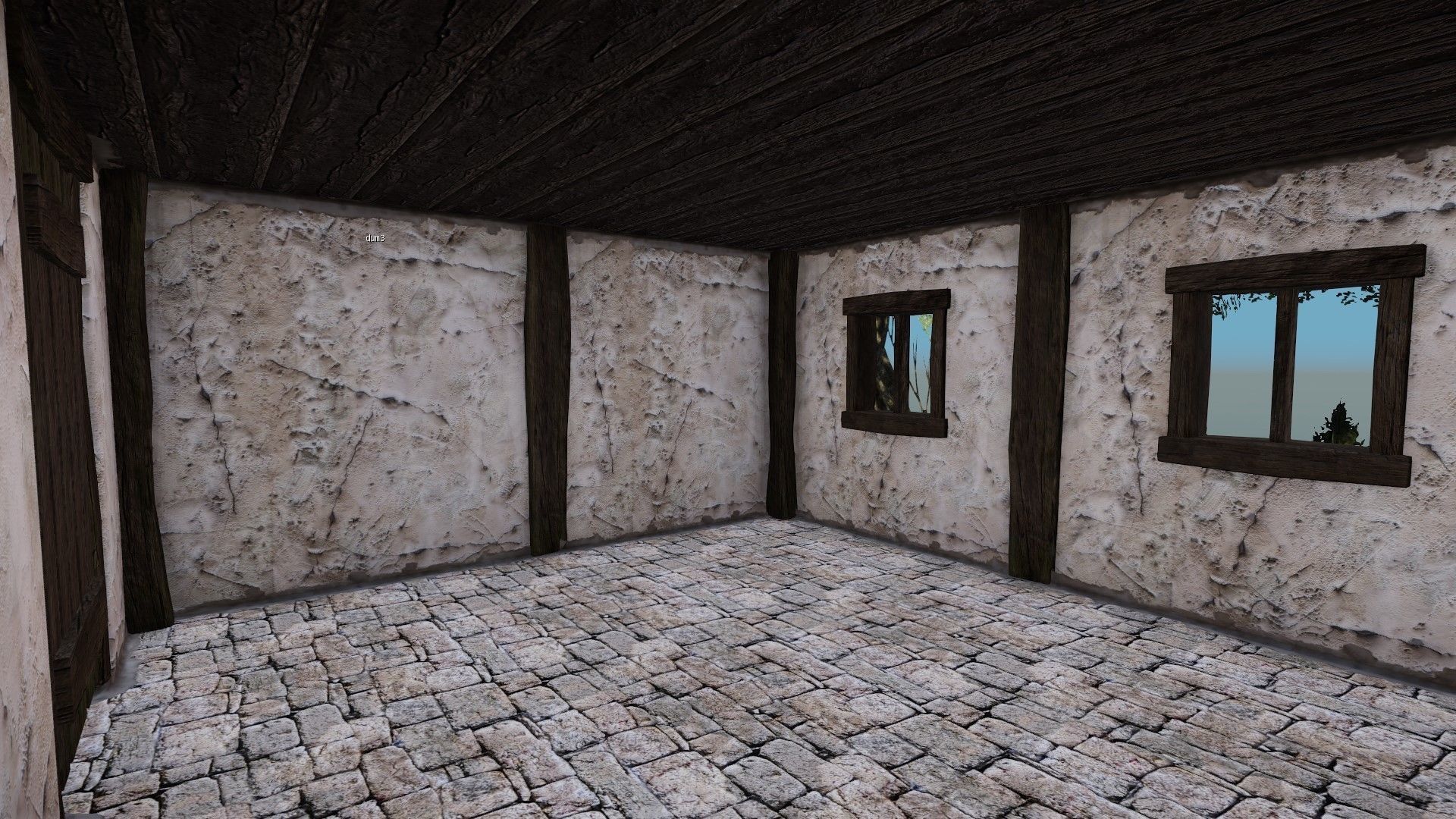 Medieval House Low poly  Low-poly 3D model_19