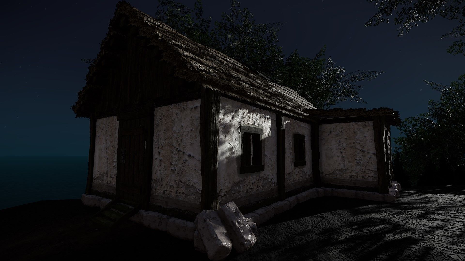 Medieval House Low poly  Low-poly 3D model_2