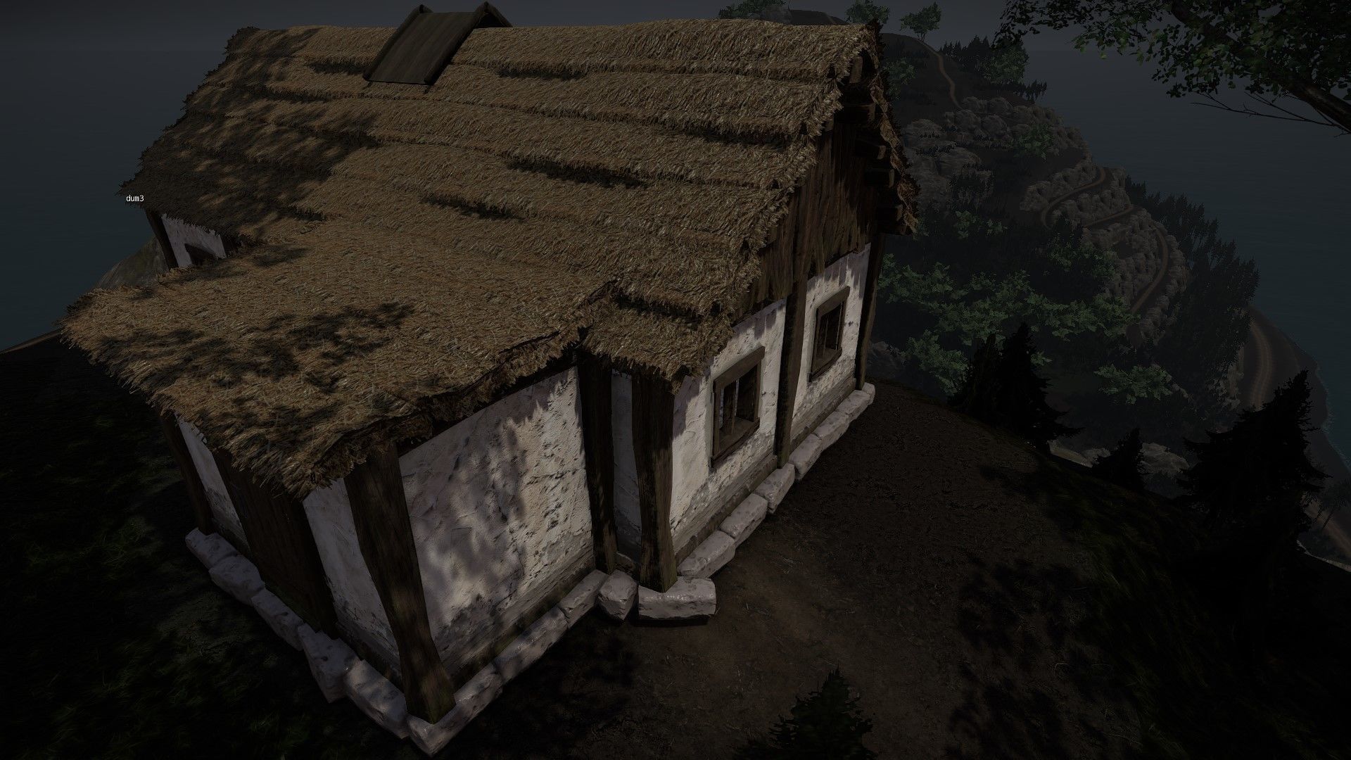 Medieval House Low poly  Low-poly 3D model_9