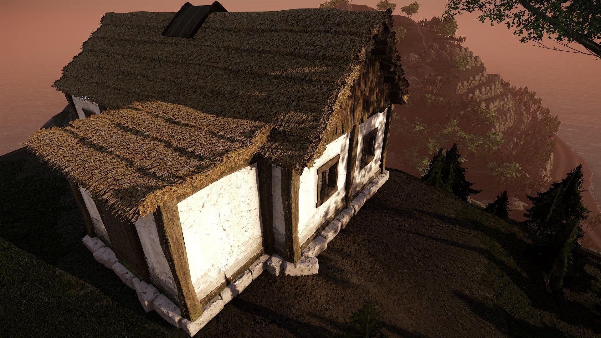 Medieval House Low poly  Low-poly 3D model_8