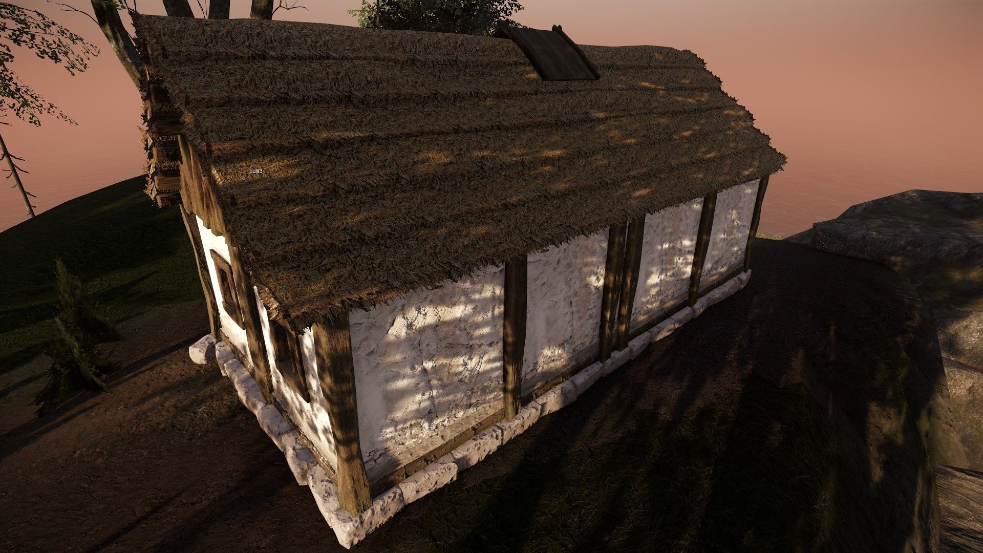 Medieval House Low poly  Low-poly 3D model_11