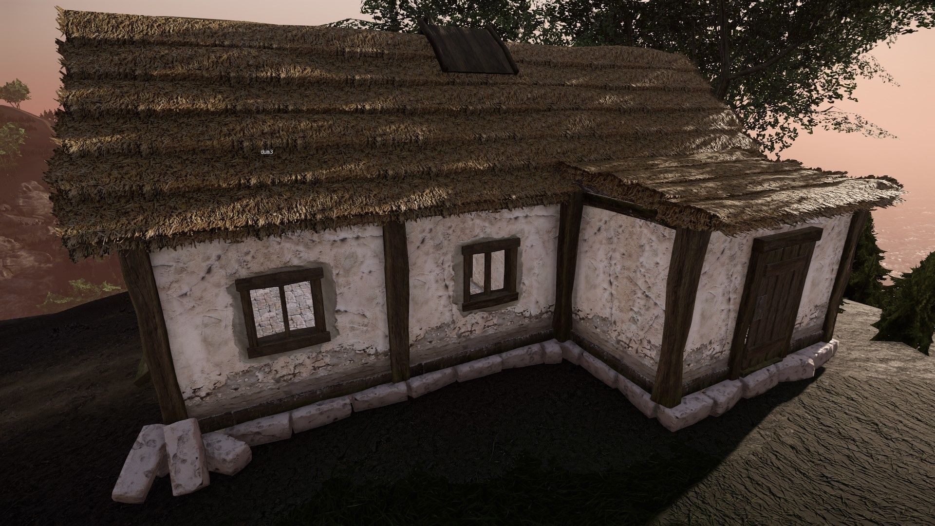 Medieval House Low poly  Low-poly 3D model_5