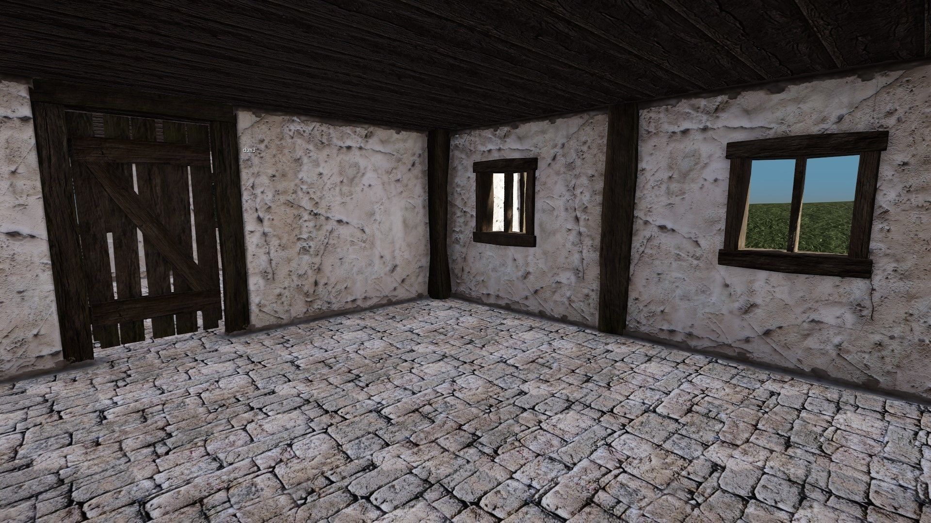 Medieval House Low poly  Low-poly 3D model_16