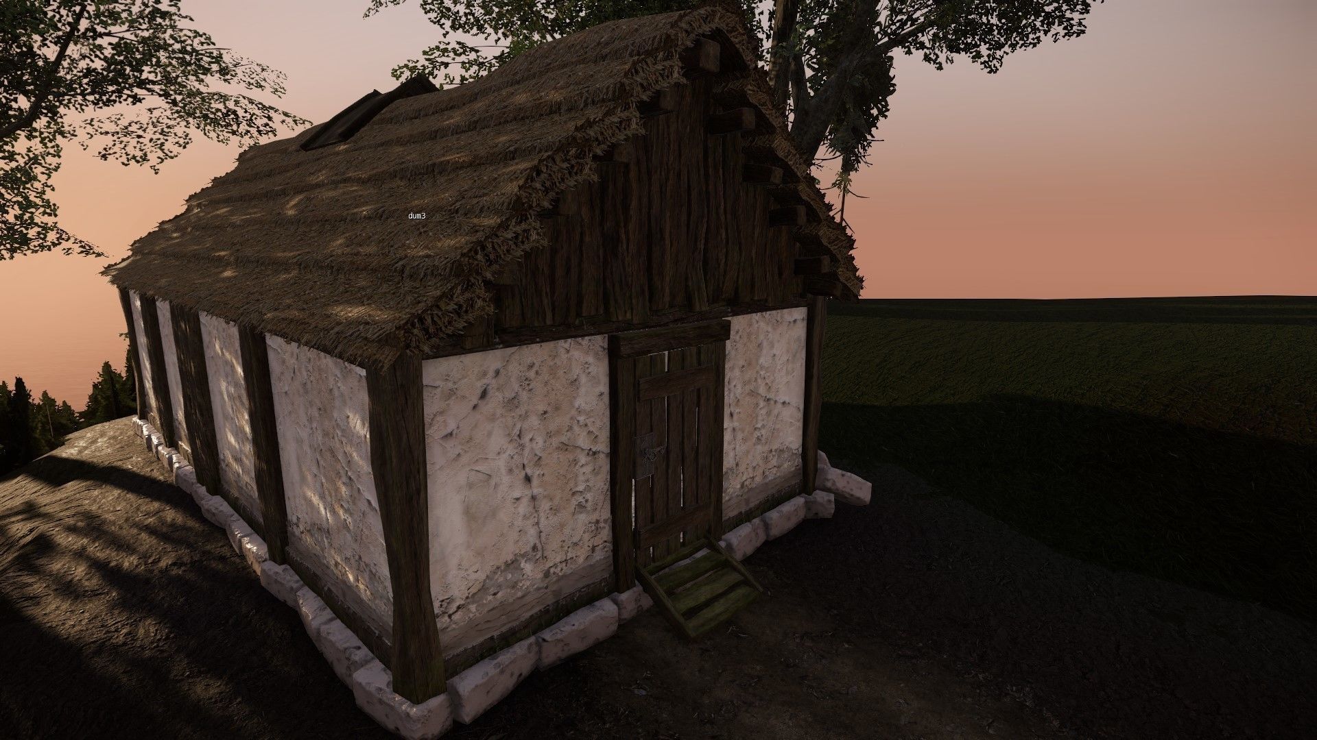 Medieval House Low poly  Low-poly 3D model_14