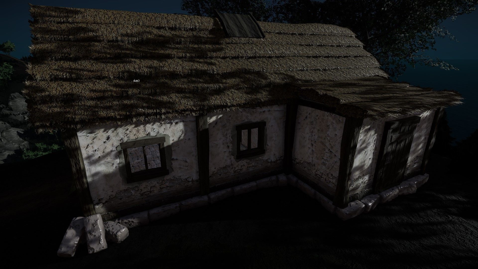 Medieval House Low poly  Low-poly 3D model_6