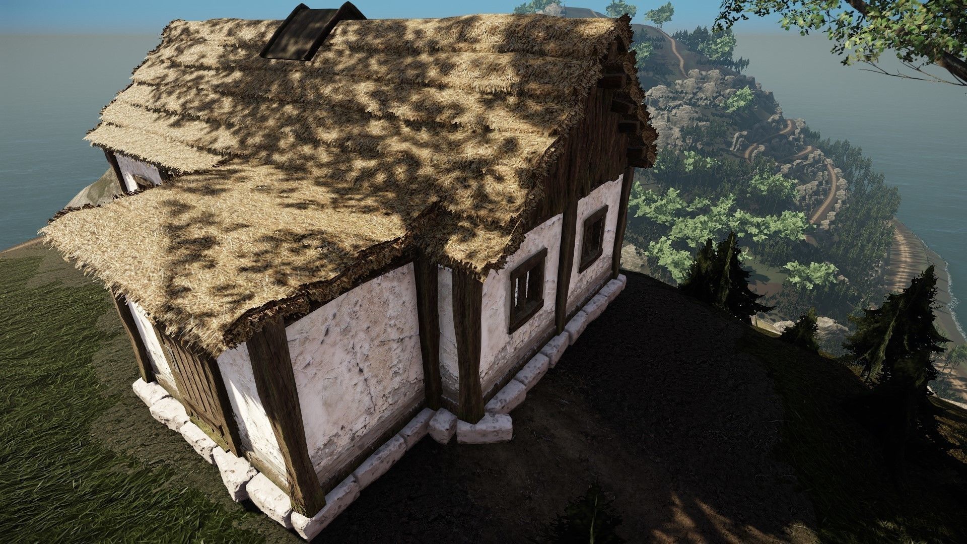 Medieval House Low poly  Low-poly 3D model_7