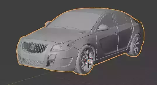 High-Poly Realistic Sedan